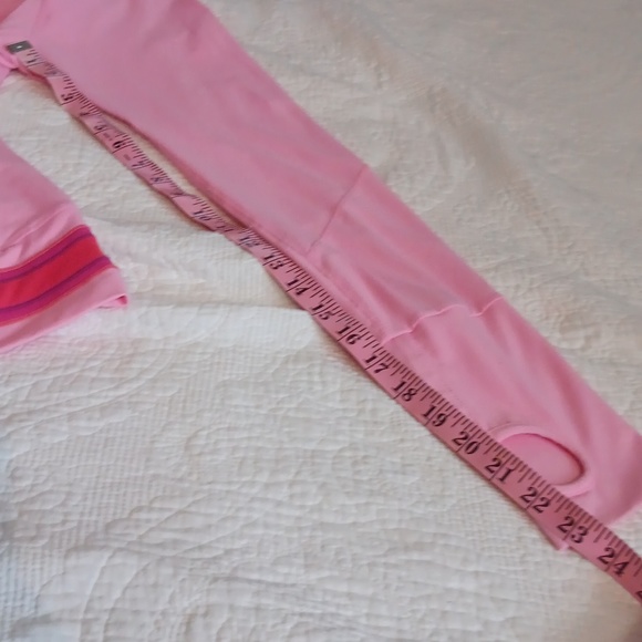 Alo Yoga Pink Full Zip Nylon Hooded Jacket - Picture 8 of 11